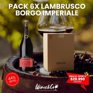 Caja x 6 Lambrusco Borgo Imperiale